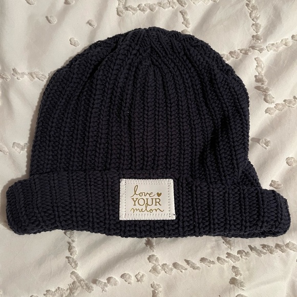 Love Your Melon Cuffed Blue Beanie - Picture 2 of 6